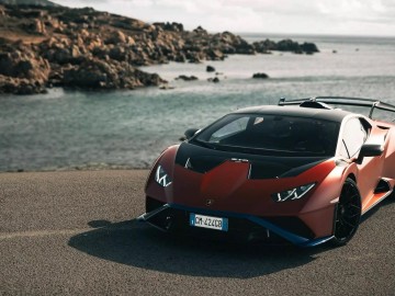 Lamborghini Huracan w podróży po Sardynii